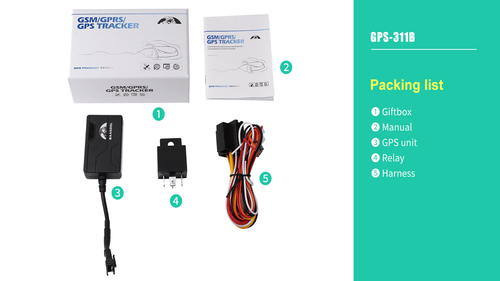 BAANOOL 311B/C Vehicle GPS Tracker 2G