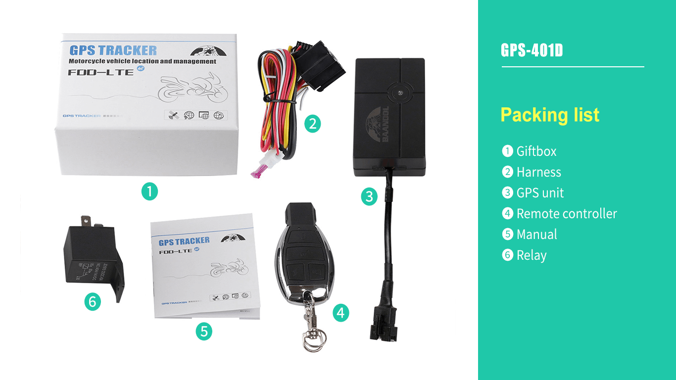 BAANOOL 401C/D Vehicle GPS Tracker 2G/4G