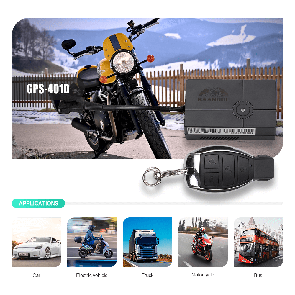 BAANOOL 401C/D Vehicle GPS Tracker 2G/4G