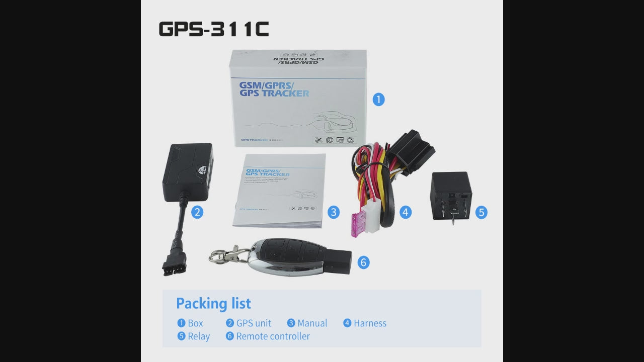 BAANOOL 311B/C Vehicle GPS Tracker 2G